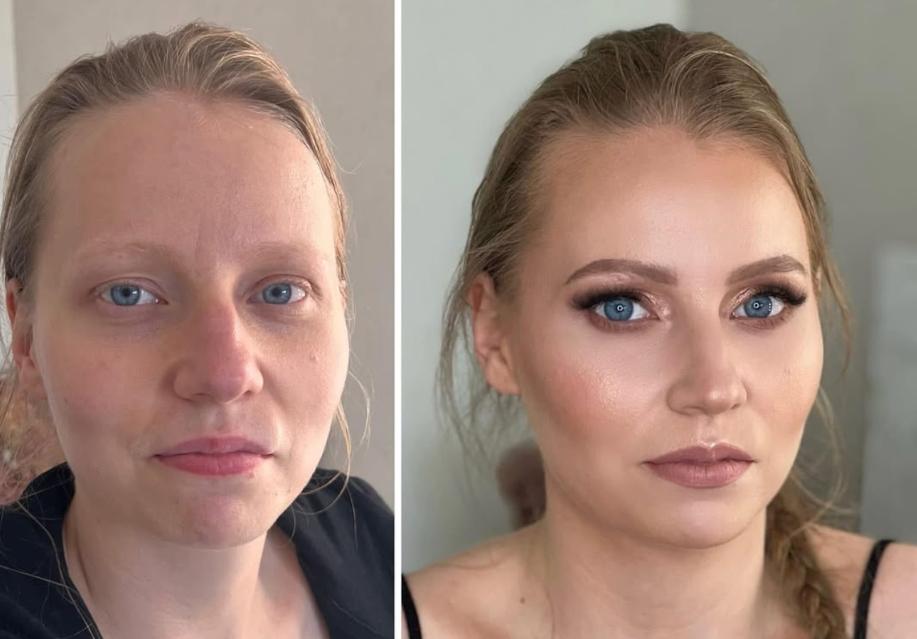 Profesjonalny makijaż w Szczecinie - metamorfoza klientki w studio makijażu Agata Maślak